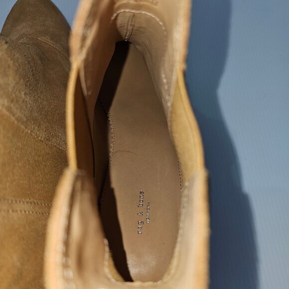 NEW Rag & Bone Walker Ankle Bootie Womens EU 41 Chesnut Tan Suede Chelsea Heel - Picture 10 of 13